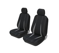 MAMXVKVZEU pour citroën C1 2008 Housses Siègeauto Universelles Protecteurs Siège(Paire Avant Gris)