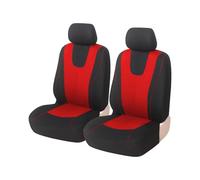 MAMXVKVZEU pour Citroën C2 C3 C4 pour Cactus C5 C4 pour Picasso C6 DS3 DS4 DS5 Ensemble Housses Siège Voiture en Tissu Coussin Protection Siège(2 Places - Rouge)