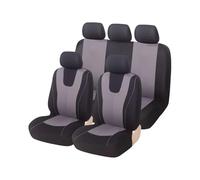 MAMXVKVZEU pour Citroën C2 C3 C4 pour Cactus C5 C4 pour Picasso C6 DS3 DS4 DS5 Ensemble Housses Siège Voiture en Tissu Coussin Protection Siège(5 Places - Gris)