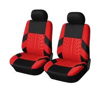 MAMXVKVZEU pour Citroën C4 pour Izh-2126 Ensemble Housse Siège Auto Universel(Front Rouge)