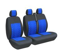 MAMXVKVZEU pour Citroën pour Relais Universel 2 + 1 Housses Siège Protecteur(3-Seater Blue)