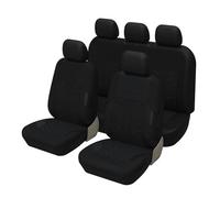 MAMXVKVZEU pour Renault pour Kadjar F3 Housse Siège Voiture Set Protecteur Siège Universel(Ensemble Complet Noir)