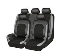 MAMXVKVZEU pour Suzuki pour Kizashi pour Swift pour Vitara SX4 Housses Siège Voiture Cuir PU Coussin Véhicule Protecteur(5 Places - Gris)