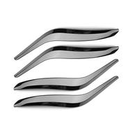 MAMXVKVZEU Voiture Avant Arrière Intérieur Poignée Porte Couverture 51412991777 51412991778 pour B&MW X1 E84 2010-2016(Piano Black 4PCS)