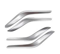 MAMXVKVZEU Voiture Avant Arrière Intérieur Poignée Porte Couverture 51412991777 51412991778 pour B&MW X1 E84 2010-2016(Silver 4PCS)