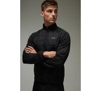 Man Active Slim Fit Lightweight Quilted Zip Through homme - noir - XL, noir