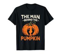 Man Behind The Pumpkin Baby Doit annoncer sa fête d'halloween T-Shirt