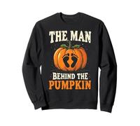 Man Behind The Pumpkin Festive Spooky Dad Sera Halloween Sweatshirt