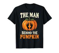 Man Behind The Pumpkin Festive Spooky Dad Sera Halloween T-Shirt