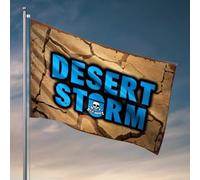 Man Cave Accessoires et Décor Desert Storm : A Harsh Survival Saga Flag Room Stuff Country Boy Drapeaux (30 x 45 cm)