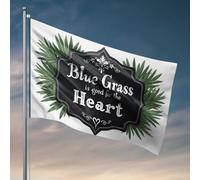 Man Cave Bar Blue Grass Avantages : un mode de vie sain pour le cœur expliqué drapeau cool trucs pour garçons accessoires de bar à domicile (30 x 45 cm)