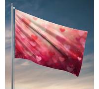 Man Cave Bar Hearts In Soft Focus: A Romantic Background Flag Flags For Room Teen Girls Autumn Garden Flag (30 x 45 cm)