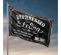 Man Cave Decor And Accessories Depress : The Feeling You Get When You'Re Not Fussing Flag Gifts for Home Decor Gaming Room Accessories (60 x 90 cm)