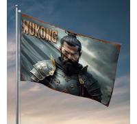 Man Cave Decor And Accessories Wukong : The Legendary Warrior of Myth Flag Gifts for Home Decor Gaming Room Accessories (60 x 90 cm)