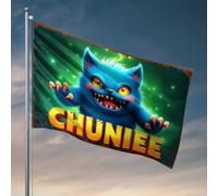 Man Cave Decorations Chuniee : Drapeau d'aventure du monstre bleu pour décoration de chambre à coucher (120 x 180 cm)