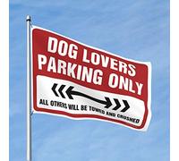 Man Cave Decorations Dog Lovers Parking Only Flag Windsocks Outdoor Funny Gifts For Boss (Taille : 30 x 45 cm)