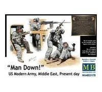 Man Down! U.s. Modern Army,middle East - 1:35e - Master Box Ltd. G