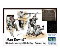 Man Down Us Modern Army, Middle East, Present Daymaquette Figurine Man Down Us