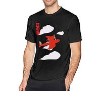 Man Hayao Miyazaki Porco Rosso T Shirts Tees Casual Blouse Tops Size L