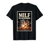 Man I Love Firecrackers Milf T-Shirt