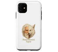 Man Is a Wolf to Man Homini Lupus Citation latine Coque pour iPhone 11