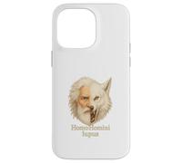 Man Is a Wolf to Man Homini Lupus Citation latine Coque pour iPhone 14 Pro Max