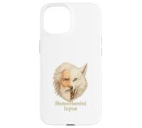 Man Is a Wolf to Man Homini Lupus Citation latine Coque pour iPhone 15