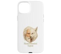 Man Is a Wolf to Man Homini Lupus Citation latine Coque pour iPhone 15 Plus