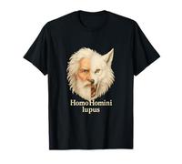 Man Is a Wolf to Man Homini Lupus Citation latine T-Shirt