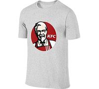 Man KFC_Logo Short Sleeve Tee T-Shirts Tops Tees Manches Courtes(3X-Large)