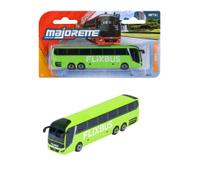 Majorette Man Lion's Coach L Flixbus - Bus Jouet avec Roue Libre et Suspension, carrosserie en métal, 13 cm de Long, pour Enfants à partir de 3 Ans, livré à l'unité