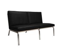 Man Lounge - Canapé 2 places frame brushed steel