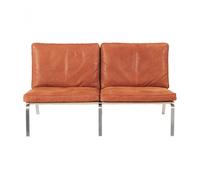 Man Lounge - Canapé 2 places frame brushed steel