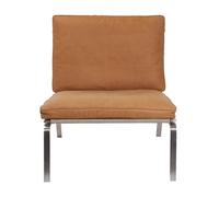 Man Lounge Chair - Fauteuil frame brushed steel
