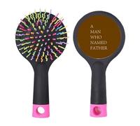 Man Love Dad Father Futrue Brosse à cheveux démêlante Base coussin