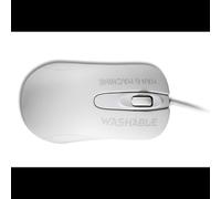 Man & Machine C - Souris - lavable - droitiers et gauchers - optique - 2 boutons - filaire - USB - blanc