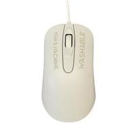 Man & Machine C - Souris - lavable - droitiers et gauchers - optique - 2 boutons - filaire - USB - blanc Blanc G