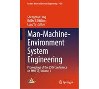 Man-machine-environment System Engineering: Proceedings of the 25th Conference on Mmese (1)