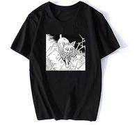 Man Manga Junji Ito T Shirts Shintaro Kago Girl Tees Shirt Top Design Short-Sleeved Aesthetic Japanese Anime Men Cool Shirt Manches Courtes(X-Large)