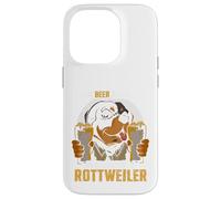 Man Needs Beer and Rottweiler | Propriétaire de Chien | Rottie Coque pour iPhone 14 Pro