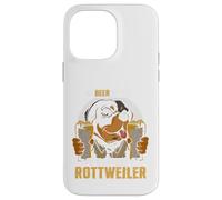 Man Needs Beer and Rottweiler | Propriétaire de Chien | Rottie Coque pour iPhone 14 Pro Max