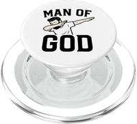 Man of God Dab for Christian Dad Father’s Day PopSockets PopGrip pour MagSafe
