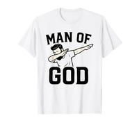 Man of God Dab for Christian Dad Father’s Day T-Shirt