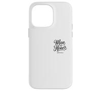 Man of Honor Obviously Pocket Minimalist Style Citation Coque pour iPhone 14 Pro Max