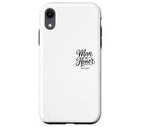 Man of Honor Obviously Pocket Minimalist Style Citation Coque pour iPhone XR