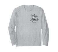 Man of Honor Obviously Pocket Minimalist Style Citation Manche Longue