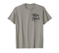 Man of Honor Obviously Pocket Minimalist Style Citation T-Shirt