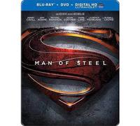 Man of Steel (Wal-Mart Exclusive/Steelbook/Blu-Ray + DVD + Digital HD UltraViolet Combo Pack)