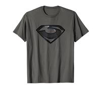 Man of Steel Zod Shield T-Shirt, Homme, Asphalte, 5XL