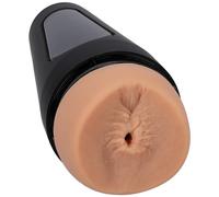Man Squeeze Roman Todd ULTRASKYN Stroker Masturbateur de cul texturé réaliste avec aspiration réglable et contrôle de la pression Vanille Appareil de masturbation anale pour adultes uniquement